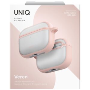 Dėklas UNIQ Veren skirtas AirPods Pro 3 rožinės spalvos - Image 5