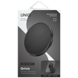Magnetic Mount UNIQ Grivix Classic 360 Mount&Grip Stand juodos spalvos - Image 4