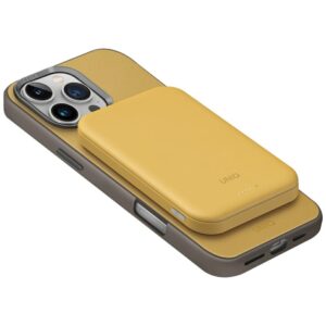 Powerbank UNIQ Lyden Lexa Magnetic 5000mAh PD USB-C MagSafe geltonos spalvos - Image 3