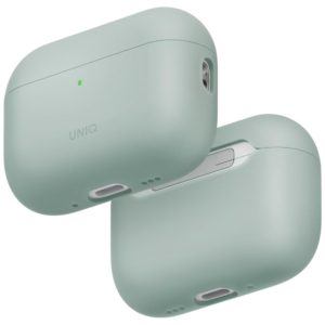 Dėklas UNIQ Lino skirtas AirPods Pro 3 gen Silicone žalios spalvos