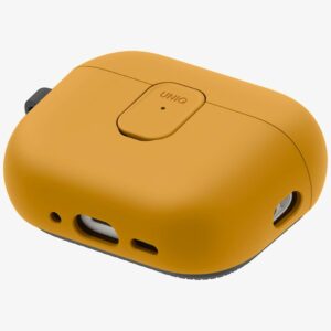 Dėklas UNIQ Clyde skirtas AirPods Pro 3 gen geltonos spalvos-pilkos spalvos - Image 4
