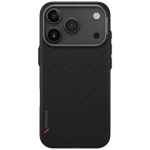 Dėklas UNIQ Keva EDGE Apple iPhone 17 Pro Magclick Charging juodos spalvos - Image 2