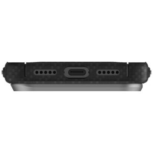 Dėklas UNIQ Keva EDGE Apple iPhone 17 Pro Magclick Charging juodos spalvos - Image 4
