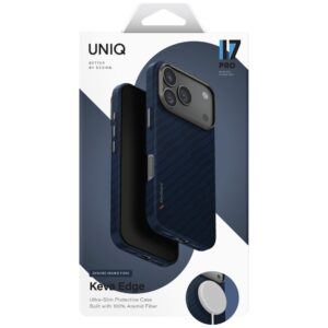 Dėklas UNIQ Keva EDGE Apple iPhone 17 Pro Magclick Charging blue - Image 6