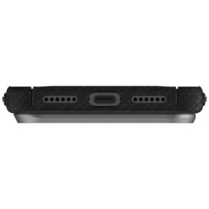 Dėklas UNIQ Keva EDGE Apple iPhone 17 Pro Max Magclick Charging juodos spalvos - Image 4