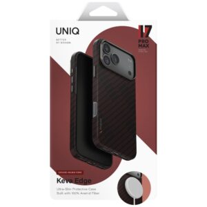 Dėklas UNIQ Keva EDGE Apple iPhone 17 Pro Max Magclick Charging orange - Image 6