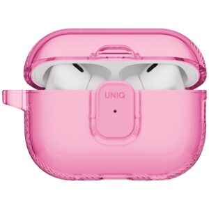 Dėklas UNIQ Glase Pro skirtas AirPods Pro 3 Lock Dėklas rožinės spalvos - Image 3