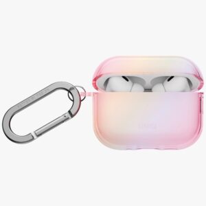 Dėklas UNIQ Iridescia skirtas AirPods Pro 3 Hang Dėklas rožinės spalvos prism - Image 2