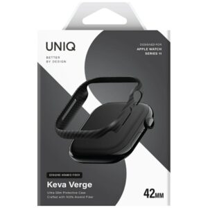 Dėklas UNIQ Keva Verge Apple Watch Series 10 / 11 42mm juodos spalvos - Image 2