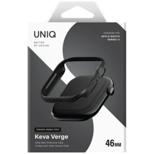 Dėklas UNIQ Keva Verge Apple Watch Series 10 / 11 46mm juodos spalvos - Image 2