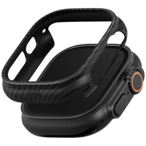 Dėklas UNIQ Keva Verge Apple Watch Ultra / Ultra 2 / Ultra 3 49mm juodos spalvos