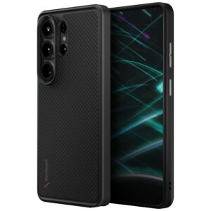Dėklas UNIQ Keva Samsung Galaxy S26 Ultra Magclick Charging juodos spalvos