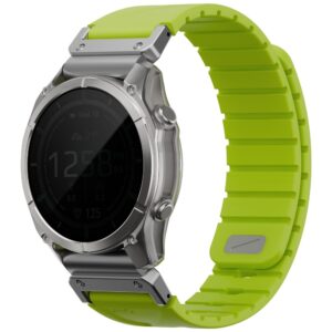 UNIQ Fluo x Smart-Fit apyrankė for Garmin 22mm Lime - Image 2