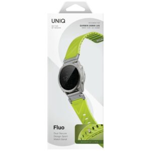 UNIQ Fluo x Smart-Fit apyrankė for Garmin 26mm Lime - Image 6