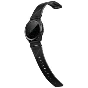 UNIQ Fluo x Smart-Fit apyrankė for Garmin 22mm juodos spalvos