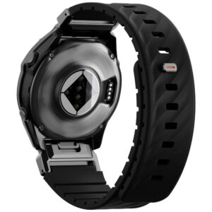UNIQ Fluo x Smart-Fit apyrankė for Garmin 26mm juodos spalvos - Image 3