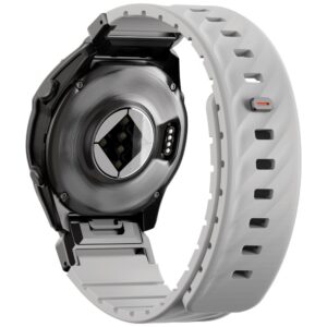 UNIQ Fluo x Smart-Fit apyrankė for Garmin 22mm pilkos spalvos - Image 3
