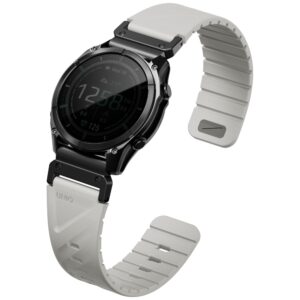 UNIQ Fluo x Smart-Fit apyrankė for Garmin 22mm pilkos spalvos - Image 4