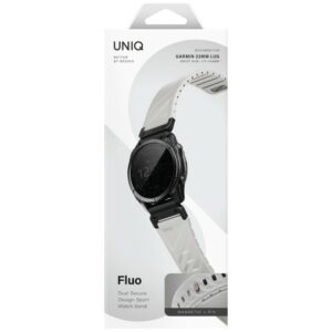 UNIQ Fluo x Smart-Fit apyrankė for Garmin 22mm pilkos spalvos - Image 6