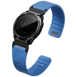 UNIQ Fluo x Smart-Fit apyrankė for Garmin 22mm Blue - Image 4