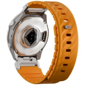 UNIQ Fluo x Smart-Fit apyrankė for Garmin 22mm oranžinės spalvos - Image 3