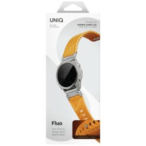 UNIQ Fluo x Smart-Fit apyrankė for Garmin 22mm oranžinės spalvos - Image 6