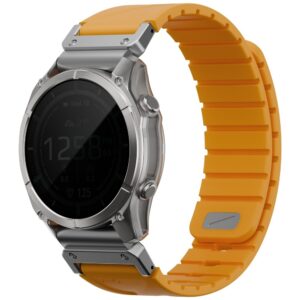 UNIQ Fluo x Smart-Fit apyrankė for Garmin 26mm oranžinės spalvos - Image 3
