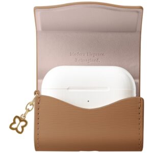 Dėklas UNIQ Coehl Mirelle wallet skirtas AirPods Pro rudos spalvos - Image 2