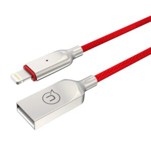 USAMS Power-off U-Sun Lightning Kabelis red 1.9m IPYSUSB203 (US-SJ170) - Image 2