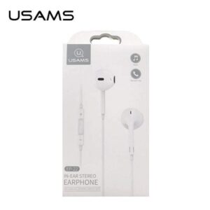USAMS Stereo Ausinės EP-22 baltos spalvos HSEP2201 3.5mm jack - Image 6