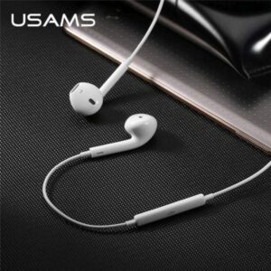 USAMS Stereo Ausinės EP-22 baltos spalvos HSEP2201 3.5mm jack - Image 3