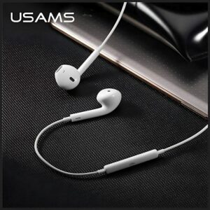 USAMS Stereo Ausinės EP-24 Lightning iPhone 7/8/X/XS/XS Max/XR baltos spalvos HSEP2401 - Image 4