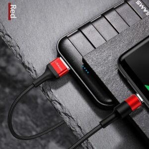 USAMS Braided U5 2A USB-C Kabelis red 1.2m SJ221TC02 (US-SJ221)Zapytaj ChatGPT - Image 3