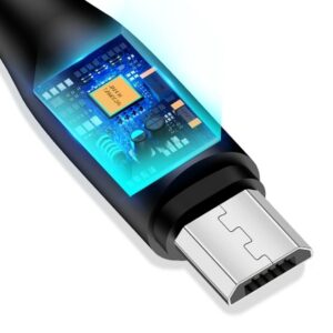 USAMS U18 microUSB 2A Fast Charge Kabelis 1m juodos spalvos SJ268USB01 (US-SJ268)Zapytaj ChatGPT - Image 2