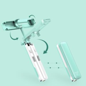 USAMS Selfie Stick M1 Mini 3.5mm žalios spalvos ZB5203 (US-ZB052) - Image 2