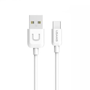 USAMS U-Turn USB-C Kabelis 1m baltos spalvos 2A TCUSBXD02 (US-SJ099)