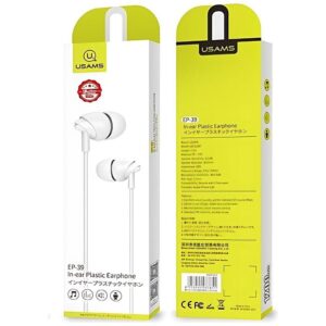 USAMS Stereo Ausinės EP-39 3.5mm baltos spalvos HSEP3902 - Image 3