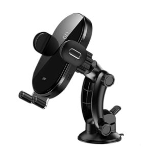 USAMS Inductive Holder US-CD131 15W Automatic for Windshield/Dashboard juodos spalvos CD131ZJ01