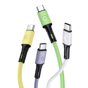 USAMS U52 USB-C 2A Fast Charge Kabelis 1m žalios spalvos SJ436USB02 (US-SJ436) - Image 3