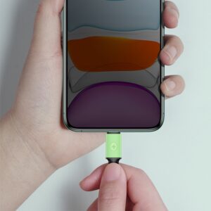 USAMS U52 microUSB 2A Fast Charge Kabelis 1m žalios spalvos SJ435USB02 (US-SJ435) - Image 6