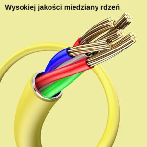 USAMS U52 Lightning 2A Fast Charge Kabelis 1m green SJ434USB02 (US-SJ434) - Image 7