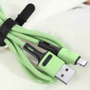 USAMS U52 Lightning 2A Fast Charge Kabelis 1m purple SJ434USB04 (US-SJ434) - Image 5
