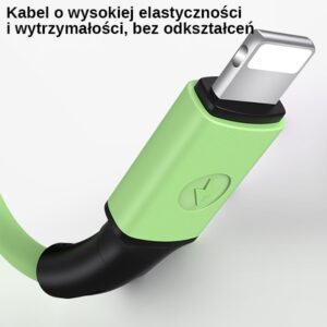 USAMS U52 Lightning 2A Fast Charge Kabelis 1m purple SJ434USB04 (US-SJ434) - Image 8