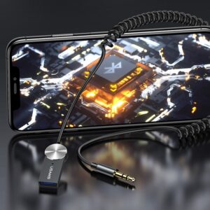 USAMS Bluetooth 5.0 Audio Adapteris USB-AUX gray/tarnish SJ464JSQ01 (US-SJ464) - Image 5