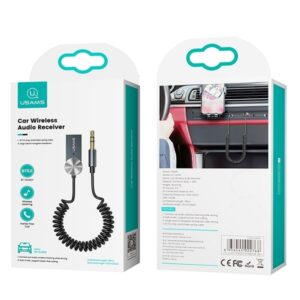 USAMS Bluetooth 5.0 Audio Adapteris USB-AUX gray/tarnish SJ464JSQ01 (US-SJ464) - Image 6