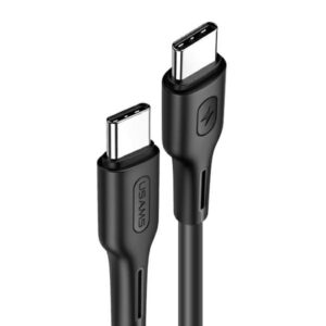 USAMS U43 USB-C į USB-C 100W PD Fast Charge 5A 1.2m juodos spalvos SJ459USB01 (US-SJ459)