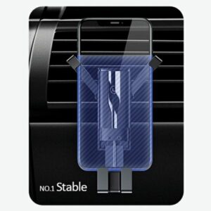 USAMS Gravity Holder for Ventilation Grille juodos spalvos ZJ058ZJ01 (US-ZJ058) - Image 2