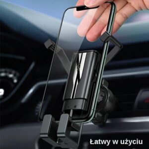 USAMS Gravity Holder for Ventilation Grille juodos spalvos ZJ058ZJ01 (US-ZJ058) - Image 6