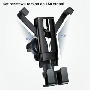 USAMS Gravity Holder for Ventilation Grille juodos spalvos ZJ058ZJ01 (US-ZJ058) - Image 8