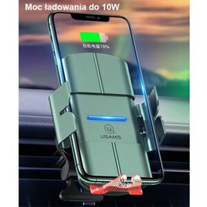 USAMS Inductive Holder US-CD133 10W Automatic for Ventilation Grille juodos spalvos CD133ZJ01 - Image 2